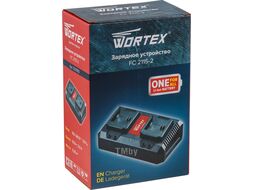 Зарядное устройство WORTEX FC 2115-2 ALL1 (18 В, 2.0 А + 2.0 A, 2 слота, стандартная зарядка)