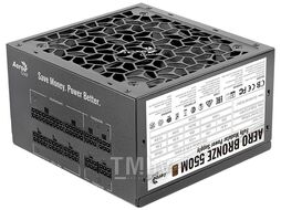 Блок питания AeroCool AERO BRONZE 550M (ACPB-AR55AEC.1M) (120mm, АPFC, 80Plus Bronze)