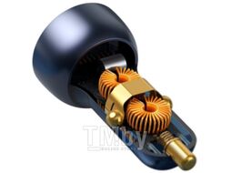 Автомобильное зарядное устройство Baseus Particular Digital Display QC+PPS Dual Quick Charger Car Charger 65W U+C Silver (CCKX-C0A)