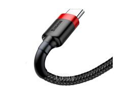 Кабель Baseus Cafule Cable USB For Type-C 2A 2M Red+Black (CATKLF-C91)