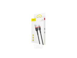 Кабель Baseus Cafule Cable USB For Type-C 2A 2M Red+Black (CATKLF-C91)