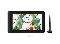 Монитор Huion KAMVAS 12/11,6 FHD IPS, 200кд/м2, 120% sRGB/перо/5080LPI/266PPS/8кл/8192 ур. Нажатия/USB C Black