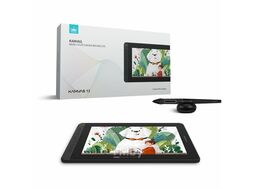 Монитор Huion KAMVAS 12/11,6 FHD IPS, 200кд/м2, 120% sRGB/перо/5080LPI/266PPS/8кл/8192 ур. Нажатия/USB C Black