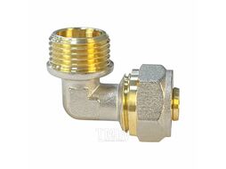 Угольник обжимной с переходом на НР 16 х 1/2" Valfex VF.353.N.016012