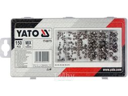 Гайки колпачковые,набор 150 шт Yato YT-06775