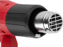 Термовоздуходувка WORTEX HG 6120-1 в чем. + набор сопл (2000 Вт, LCD - дисплей, 2 режима: 60С, 300-500 л/мин, 60-600С, 300-500 л/мин., холодный обду