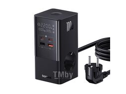 Удлинитель с сетевым зарядным устройством Baseus E00023609113-00