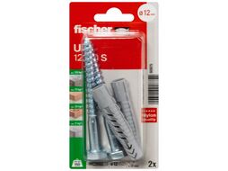 Дюбель универсальный Fischer UX 12x70 S с шурупом с шестигранной головой (2шт упак.) (90875)