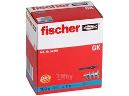 Дюбель для гипсокартона Fischer дрива нейлоновый GK 22мм (упак. 100шт) (52389)