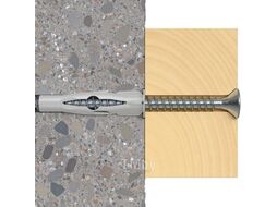 Дюбель универсальный Fischer FU 6x35 с саморезом (10шт упак.) (84326)