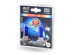 Галогенная лампа ATLAS BL/5000К/ HB3/9005.12V.65W. Блистер-2шт. AVS A78572S