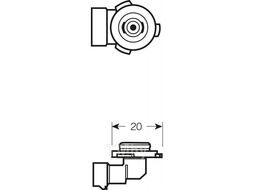 Галогенная лампа ATLAS BL/5000К/ HB3/9005.12V.65W. Блистер-2шт. AVS A78572S