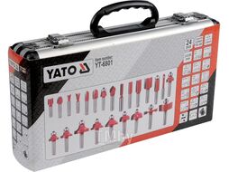 Набор фрез по дереву 24пр. Yato YT-6801
