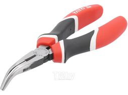 Тонкогубцы загнутые 160мм CrV55 Yato YT-1945
