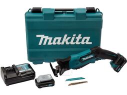 Аккум. сабельная пила MAKITA JR 105 DWAE в чем. (10.8 В, 2 акк., 2.0 А/ч, Li-Ion, дерево до 50 мм, металл до 50 мм)