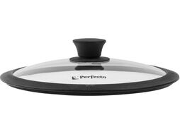 Крышка стеклянная, 240 мм, с силиконовым ободом, круглая, Handy (Хенди), PERFECTO LINEA