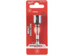 Магнитная торцевая насадка SHOCKWAVE™ c хвостовиком 1/4" Hex - HEX12 x 65 мм MILWAUKEE 4932492442