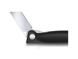 Нож кухонный Victorinox Swiss Classic 6.7803.FB стальной для овощей лезв.110мм прямая заточка черный блистер