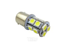 Светодиодная лампочка S022A T15/жёлтый/(BA15S) 13SMD 5050 12V 1 contact, коробка 2 шт. AVS A07188S