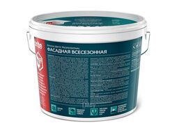 Краска BRITE PROFESSIONAL фасадная всесезонная матовая белая 9 л