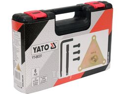 Набор фиксаторов для обслуживания бензиновых двигателей FIAT (6пр.) Yato YT-06331