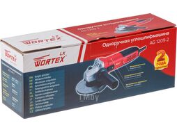 Одноручная углошлифмашина WORTEX LX AG 1209-2 в кор. (850 Вт, 125х22.2 мм, игол.подшипник, бронир. ротор)
