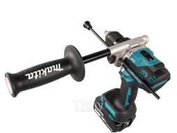 Аккум. ударная дрель-шуруповерт MAKITA DHP 486 RTJ в кейсе (18.0 В, 2 акк., 5.0 А/ч Li-Ion, 2 скор., 125 Нм, шурупы до 76 мм) DHP486RTJ