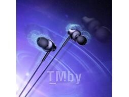 Наушники Baseus A00164200113-Z1 Encok HZ11 3.5 проводные, длина провода 1,2 м, микрофон высокой четкости,проводные Cluster Black