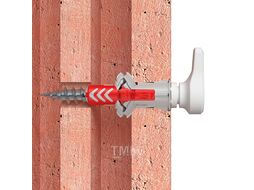 Универсальный дюбель Fischer DUOPOWER 5х25 Г-образный крюк (упак. 8шт) (557915)