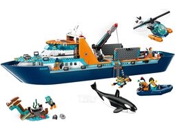 Конструктор LEGO Корабль исследователя Арктики (60368) (рекомендуемый возраст 7 лет, 815 деталей)