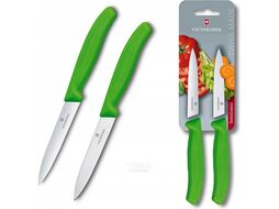 Набор ножей кухон. Victorinox Swiss Classic 6.7796.L4B компл.: 2шт салатовый блистер