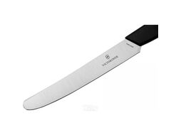 Нож кухонный Victorinox Swiss Modern 6.9003.11 стальной столовый лезв.110мм прямая заточка черный