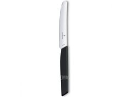 Нож кухонный Victorinox Swiss Modern 6.9003.11 стальной столовый лезв.110мм прямая заточка черный