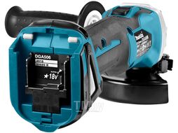 УШМ (болгарка) аккумуляторная MAKITA DGA 506 Z в кор. (18.0 В, БЕЗ АККУМУЛЯТОРА, диск 125х22.0 мм, вибро)
