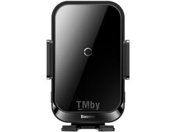 Автомобильный держатель с беспроводной зарядкой Baseus Halo Electric Wireless Charging Car Mount 15W Black (SUDD000001)