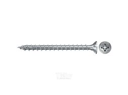 Саморез по дереву Fischer FPF CZF 4.0x40 Torx полная двойная резьба насечка белый цинк (упак. 100шт) (670201)