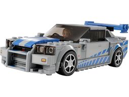 Конструктор LEGO Speed Champions Двойной Форсаж Nissan Skyline GT-R R34 (76917) (материал: пластик, рекомендуемый возраст от 9 лет, 319 деталей)