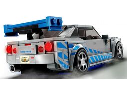 Конструктор LEGO Speed Champions Двойной Форсаж Nissan Skyline GT-R R34 (76917) (материал: пластик, рекомендуемый возраст от 9 лет, 319 деталей)
