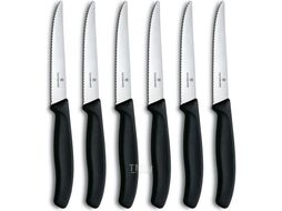 Набор ножей кухон. Victorinox Swiss Classic Steak 6.7233.6 компл.: 6шт черный