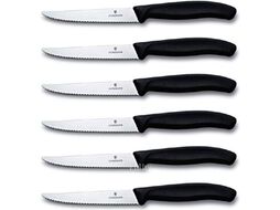 Набор ножей кухон. Victorinox Swiss Classic Steak 6.7233.6 компл.: 6шт черный