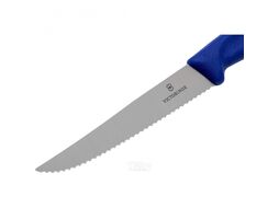 Нож кухонный Victorinox Swiss Classic 6.7232.20 стальной для стейка лезв.110мм серрейт. заточка синий