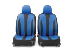 Авточехлы PERFORMANCE, материал hexagon polyester, 5 мм поролон AUTOPROFI PRF-1505 BK/BL