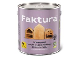 Покрытие FAKTURA защитно-декоративное для древесины беленый дуб 2,5 л