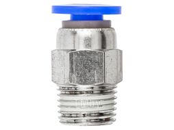 Фитинг для пластиковых трубок 4мм с наружной резьбой 1/8" Forsage F-SPC04-01