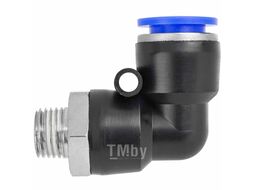 Фитинг угловой для пластиковых трубок 12мм с наружной резьбой 1/4" Forsage F-SPL12-02