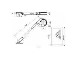 Подъемный механизм барный нижний AKS SMART LIFT
