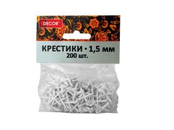 Крестики для кафеля 1,5 мм, 200шт Decor 338-0015