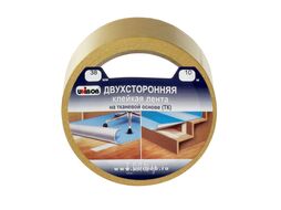 Двусторонняя клейкая лента 38мм х 10м (ткань) UNIBOB 38568