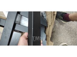 Стол DikLine RDB100 PRO Дуб велингтон (ЛДСП)/опоры черные (УЦЕНЕННЫЙ)