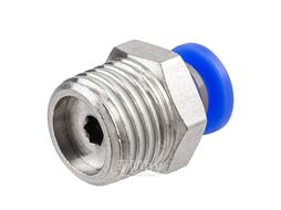 Фитинг для пластиковых трубок 4мм с наружной резьбой 1/4" Forsage F-SPC04-02